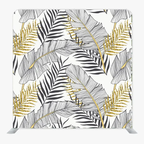 Tropical Noir Single Sided Tension Fabric Backdrop Frame and Fabric Set