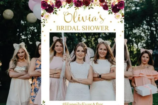 bridal shower photobooth