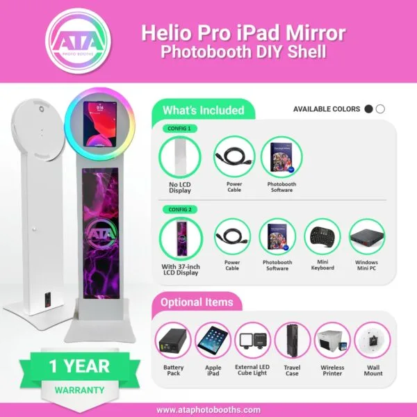 Helio Pro iPad Mirror Photobooth - Image 2