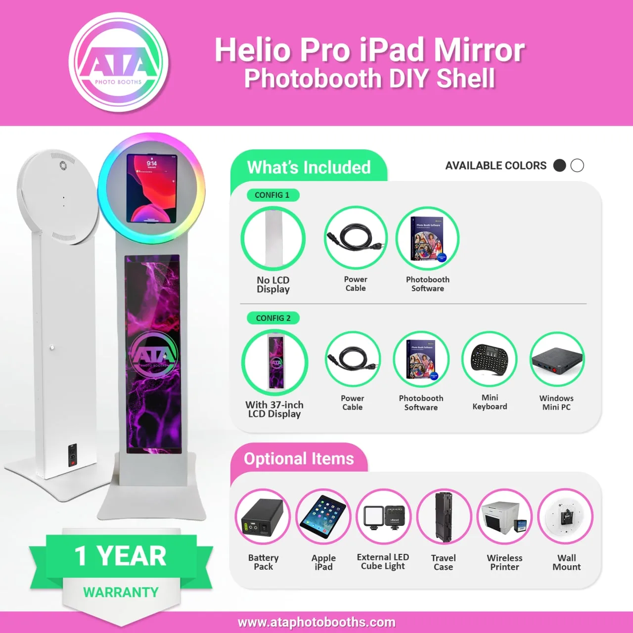 Helio Pro iPad Mirror Photobooth