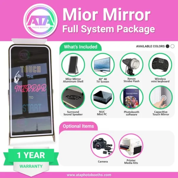 Mior Mirror Booth System Package Deal