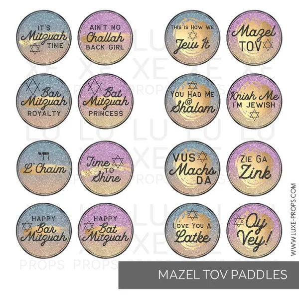 Mazel Tov Paddles