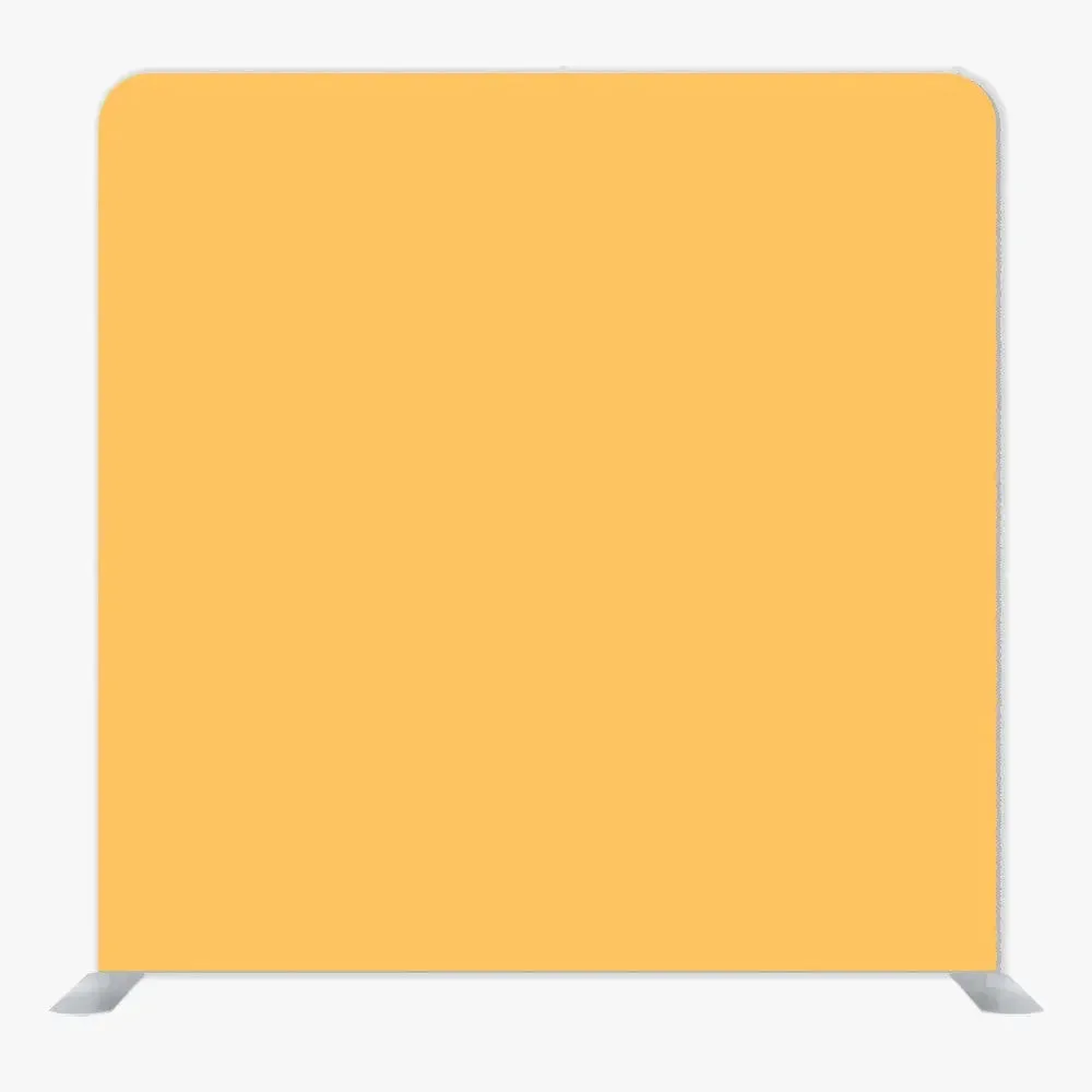 Mellow Yellow Single Sided Tension Fabric Backdrop Frame and Fabric Set