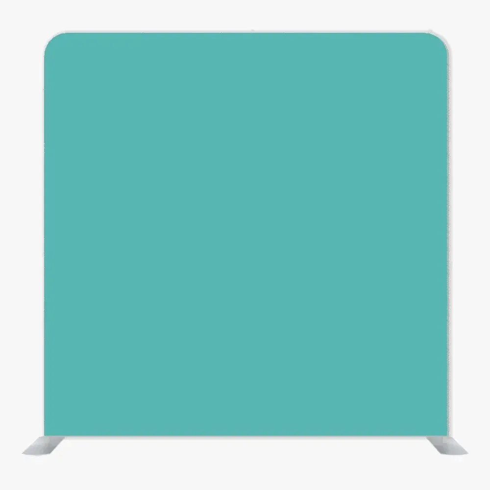 Teal Blue Single Sided Tension Fabric Backdrop Frame and Fabric Set