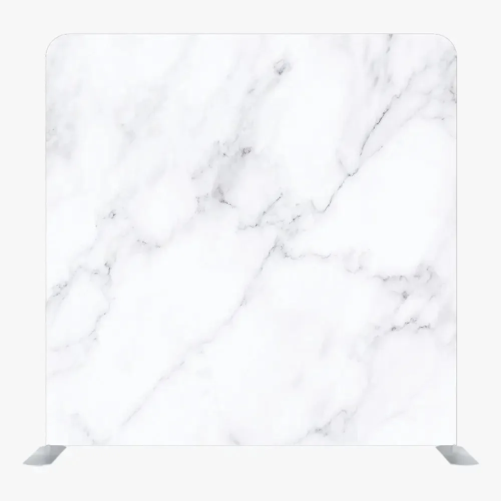 Marble Single Sided Tension Fabric Backdrop Frame and Fabric Set
